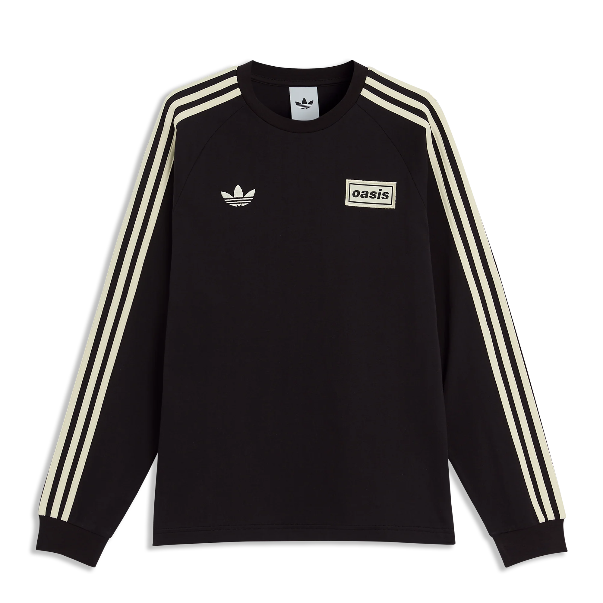 Live '25 adidas 3 Stripes Long Sleeve T-Shirt Black