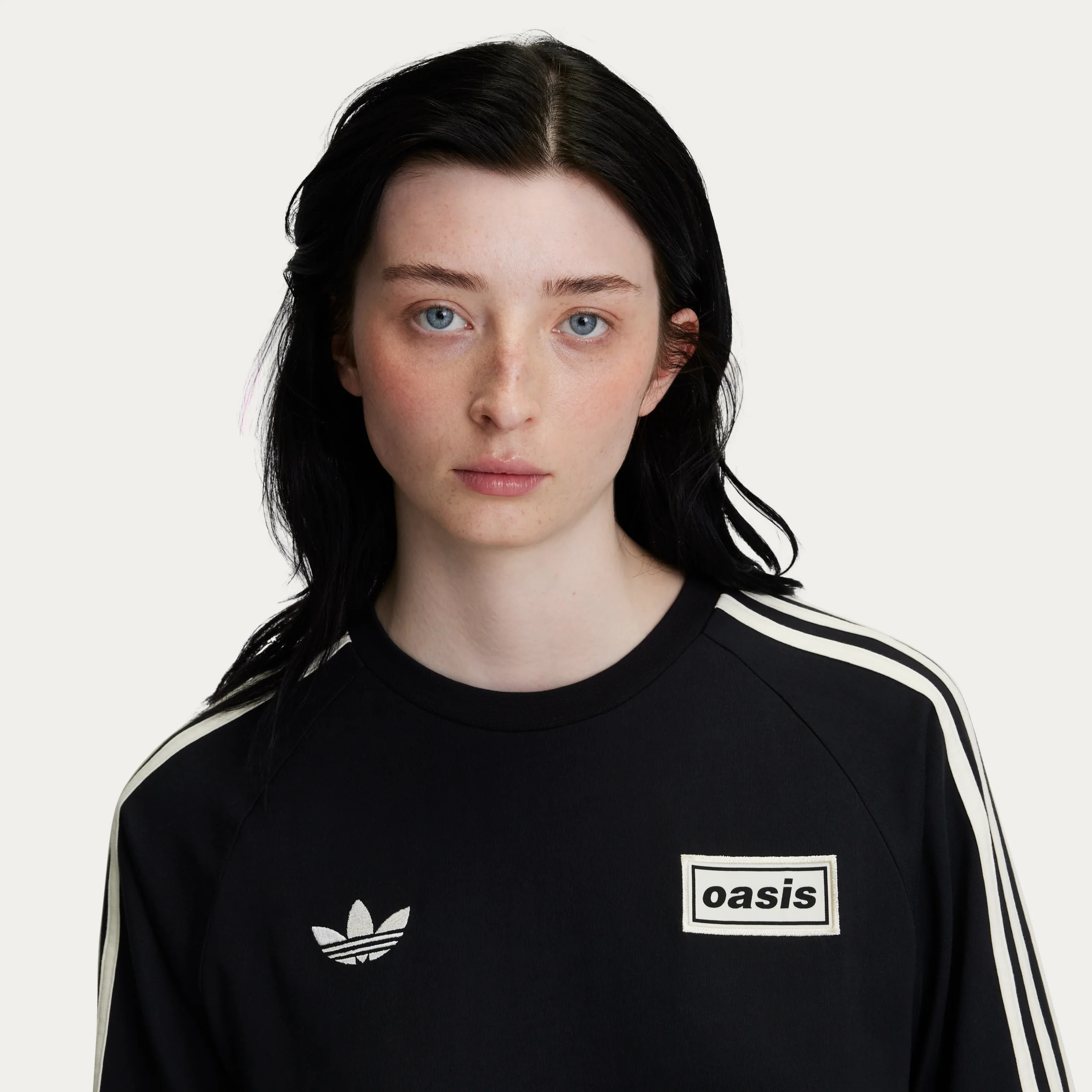 Live '25 adidas 3 Stripes Long Sleeve T-Shirt Black - Image 3