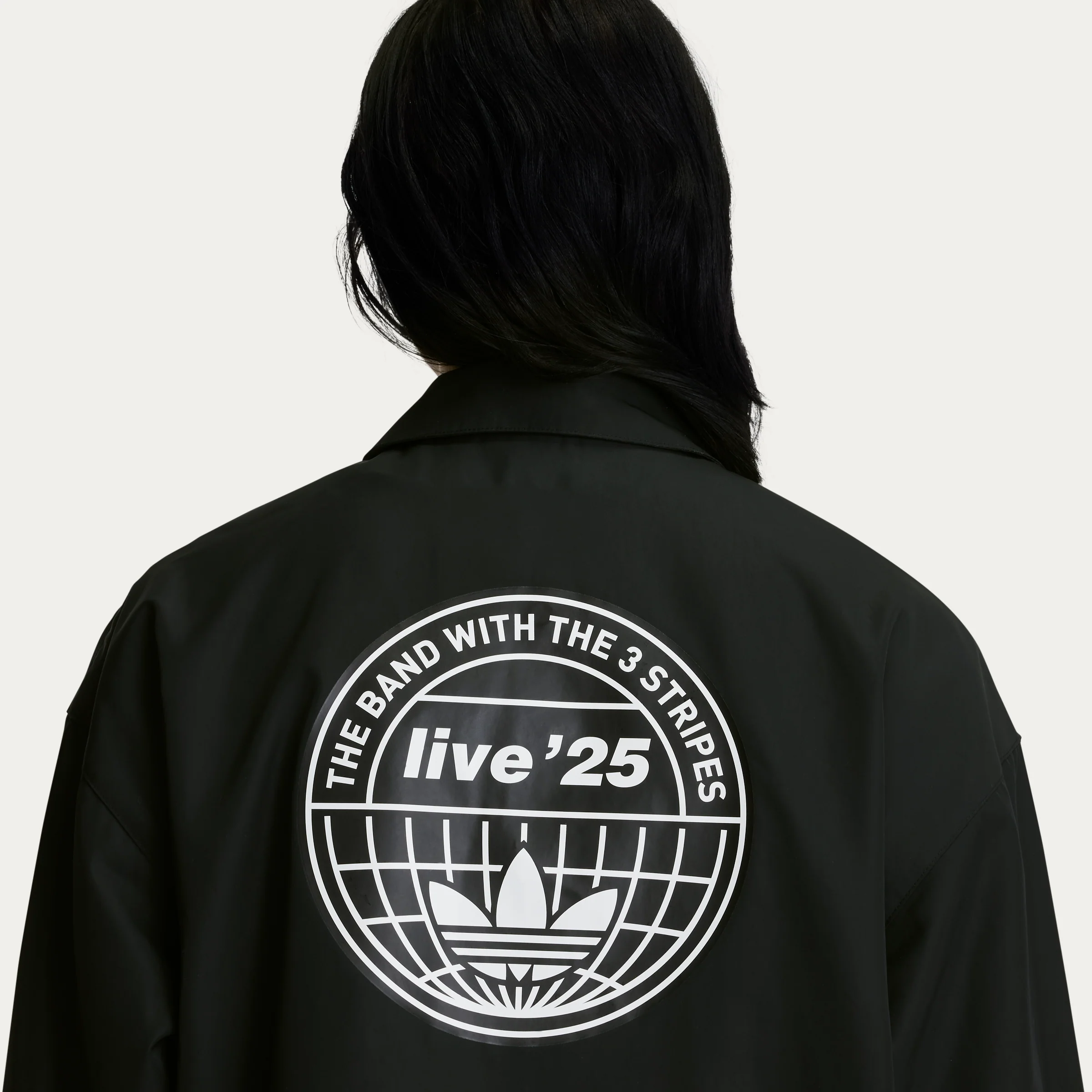 Live '25 adidas Coach Jacket Black - Image 5