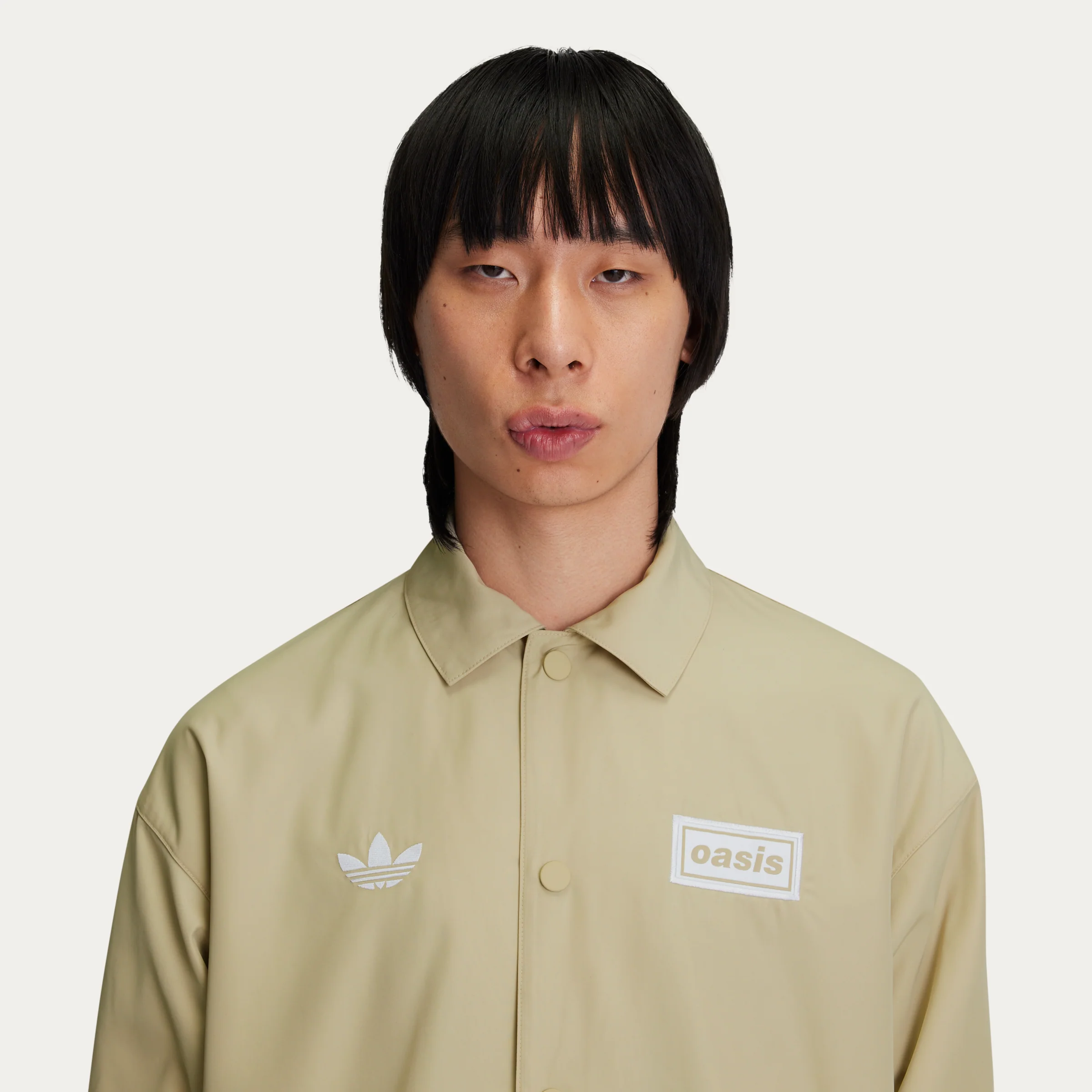 Live '25 adidas Coach Jacket Stone - Image 3