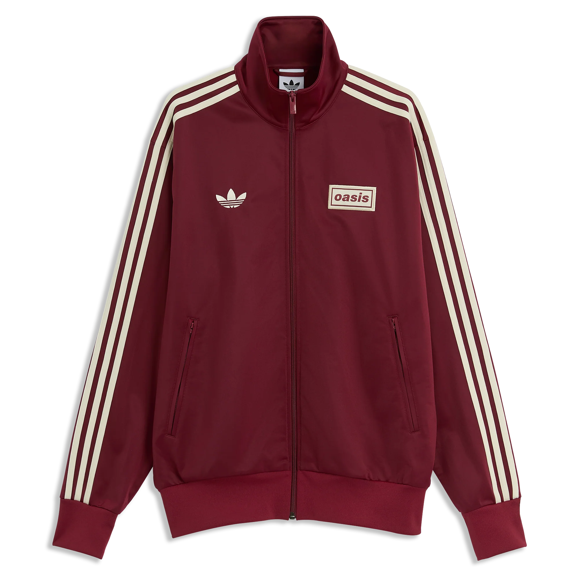 Live '25 adidas Firebird Track Top Maroon