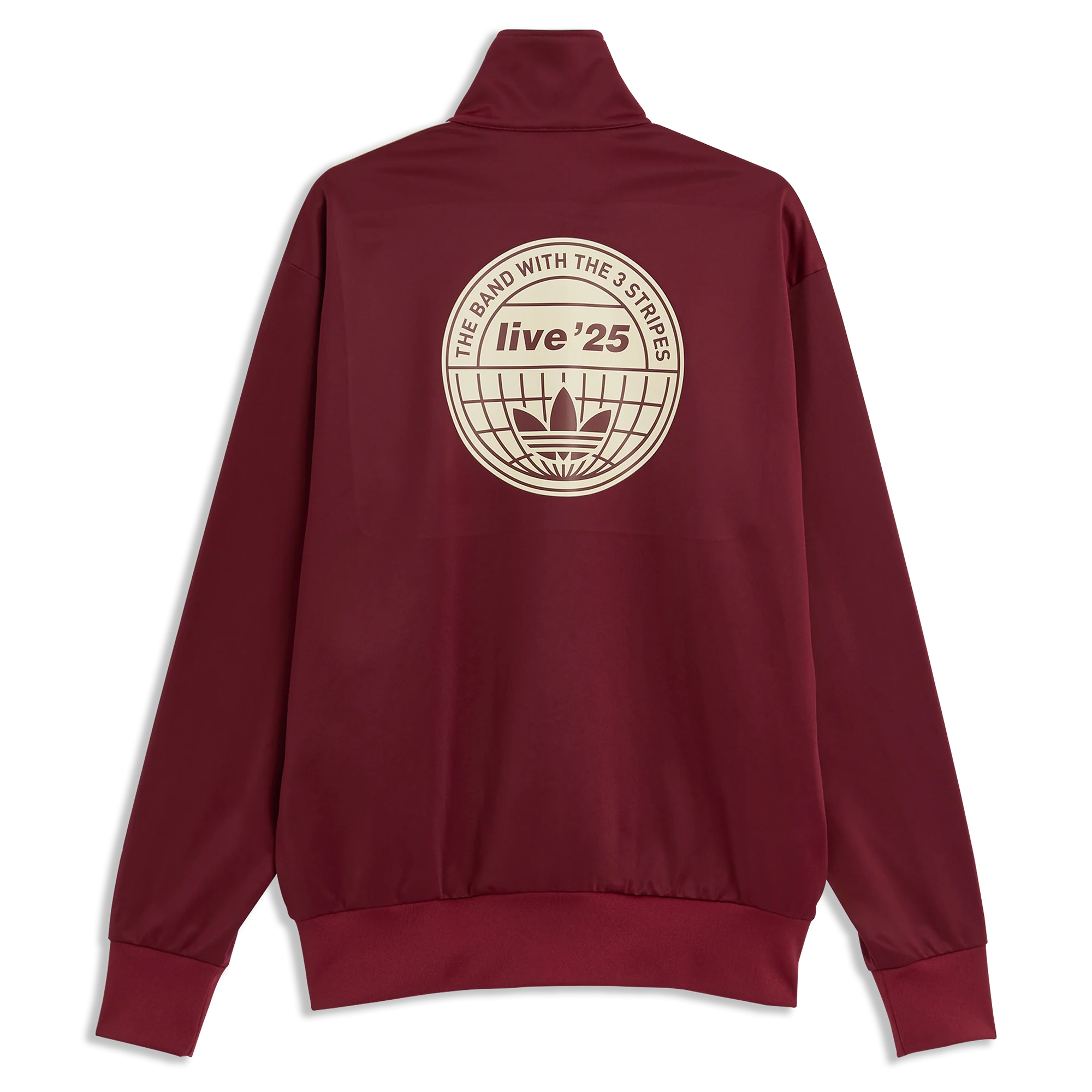 Live '25 adidas Firebird Track Top Maroon - Image 2