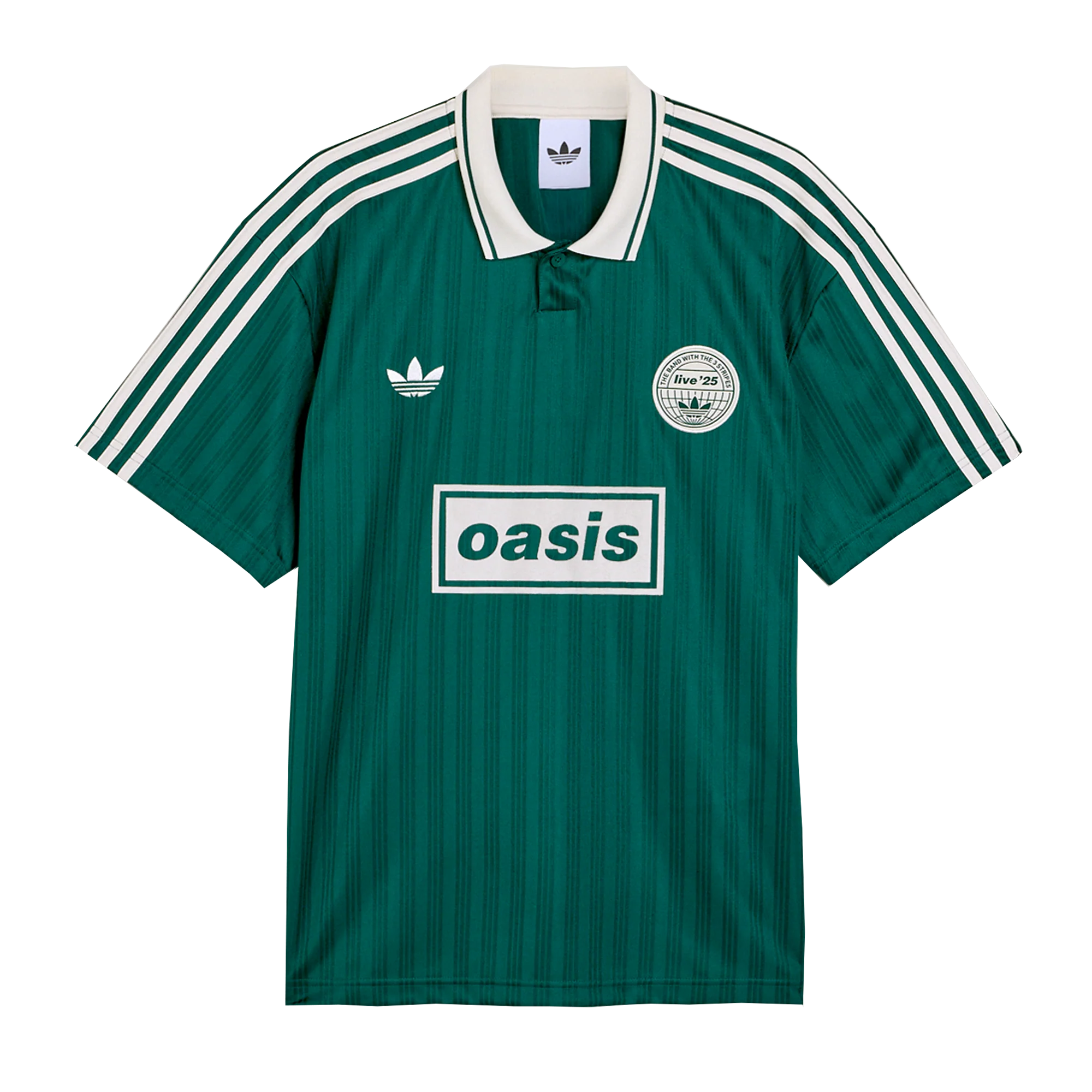 Live '25 adidas Football Shirt Collegiate Green/Cream White