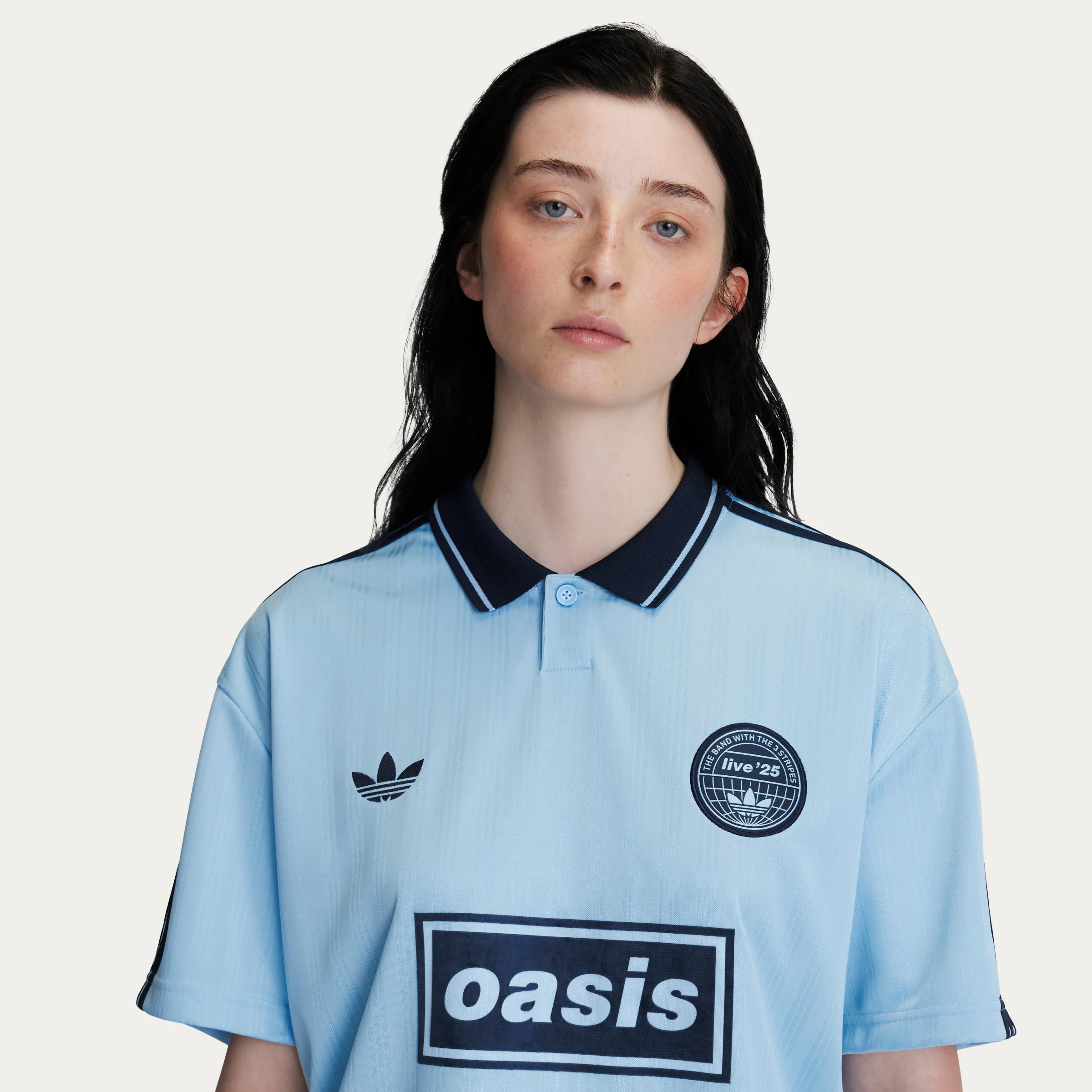 Live '25 adidas Football Shirt Sky Blue - Image 3