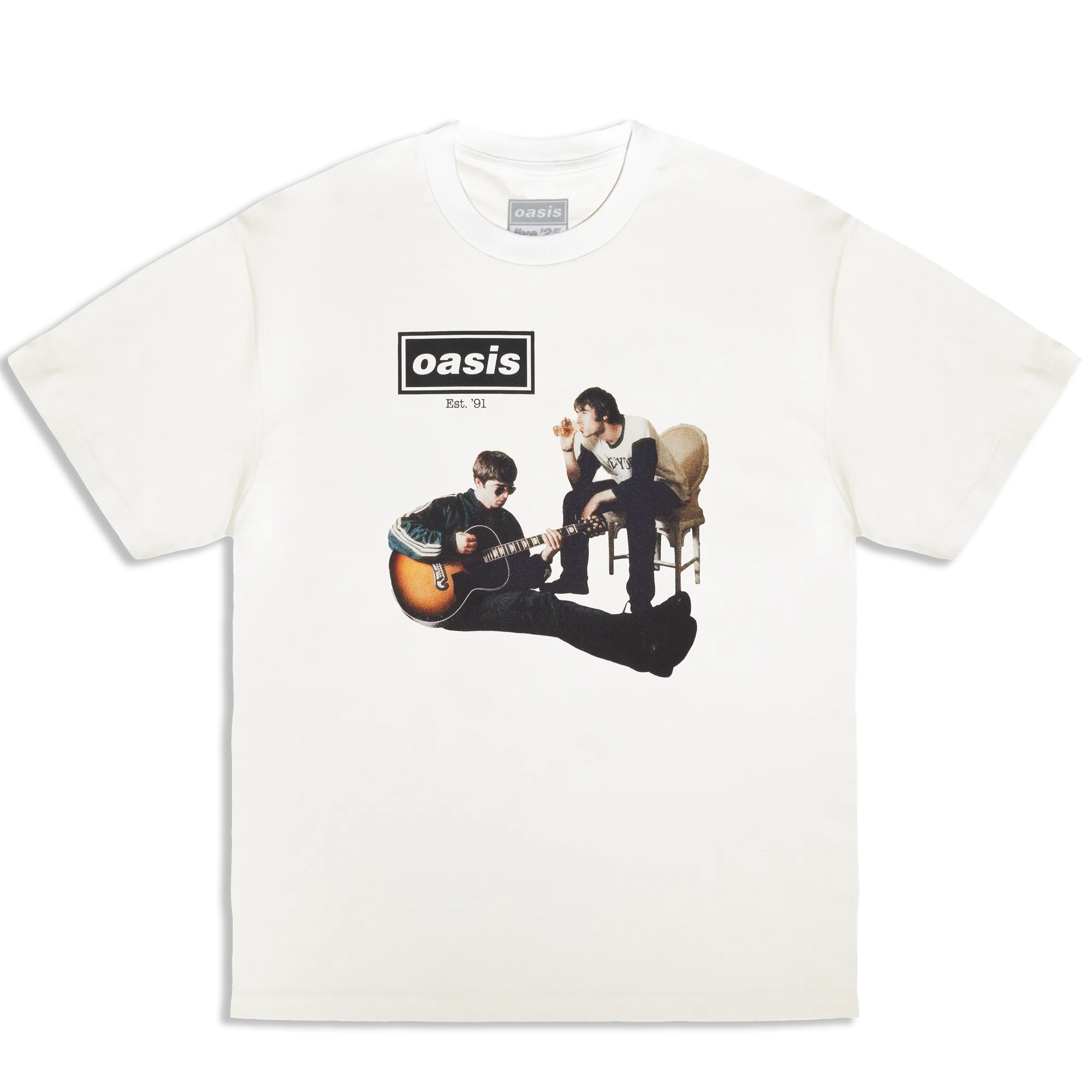 Live '25 Cigarettes & Alcohol Heavyweight T-Shirt Off White