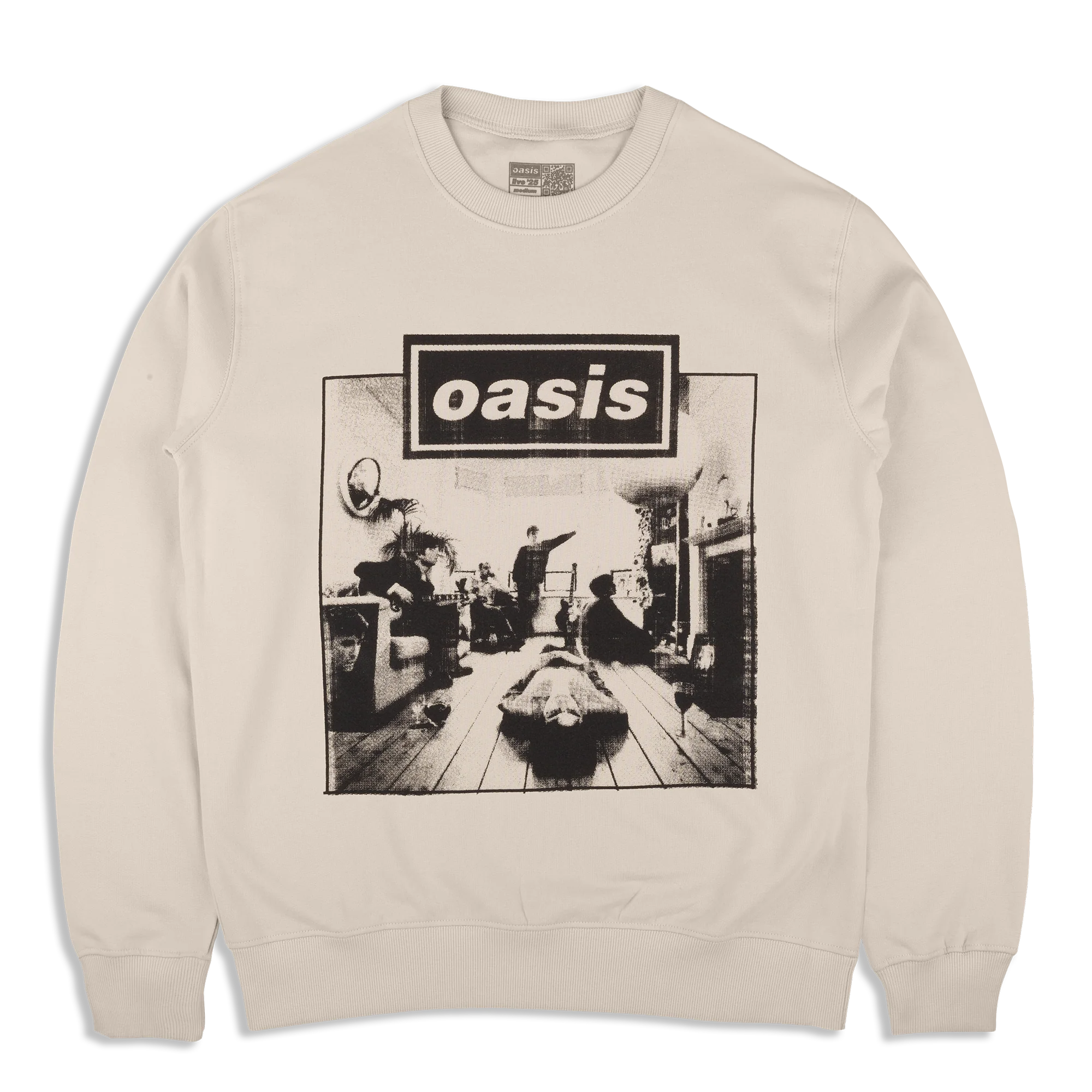 Live '25 Definitely Maybe Frame Sweatshirt Stone