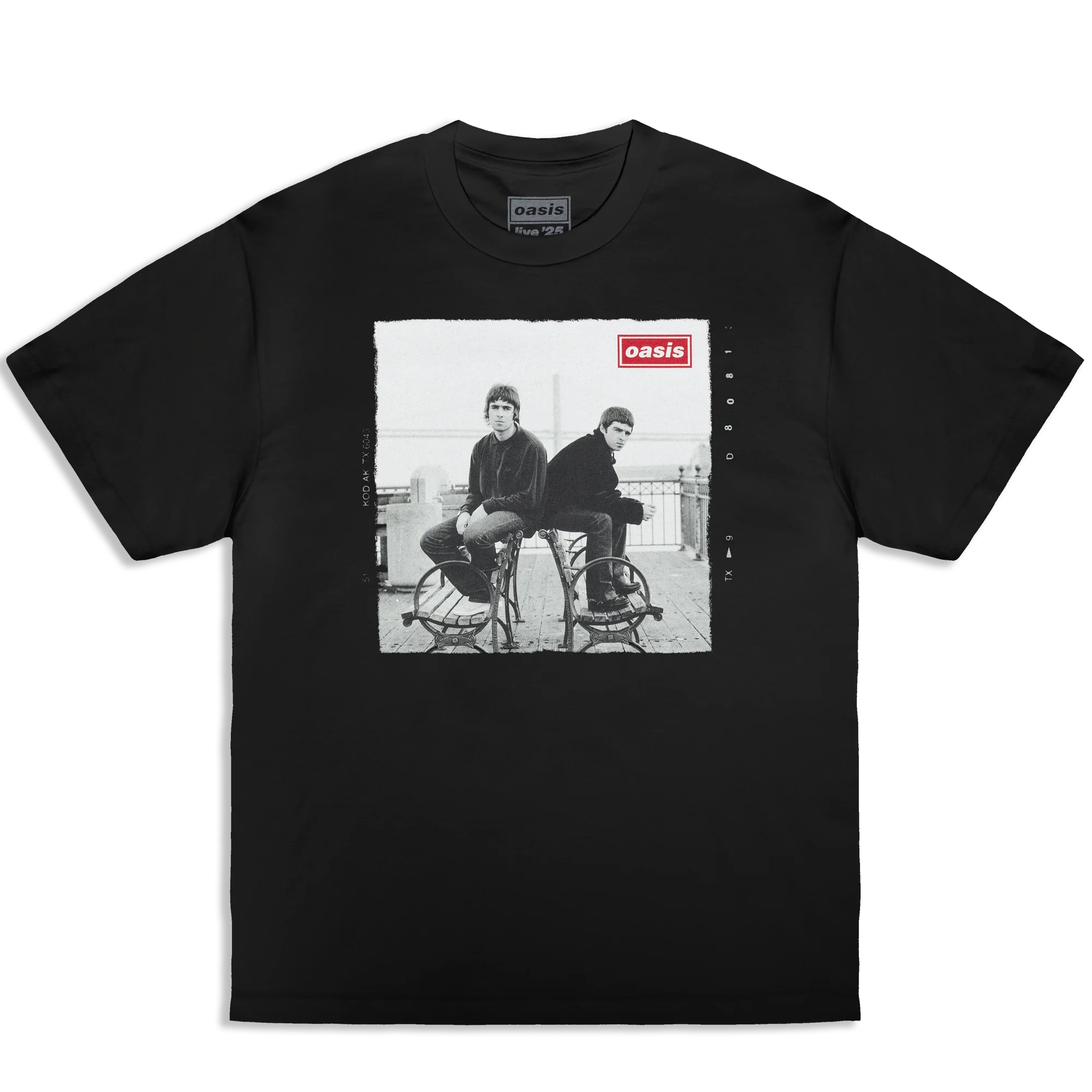 Live '25 Film Photo Heavyweight T-Shirt Black