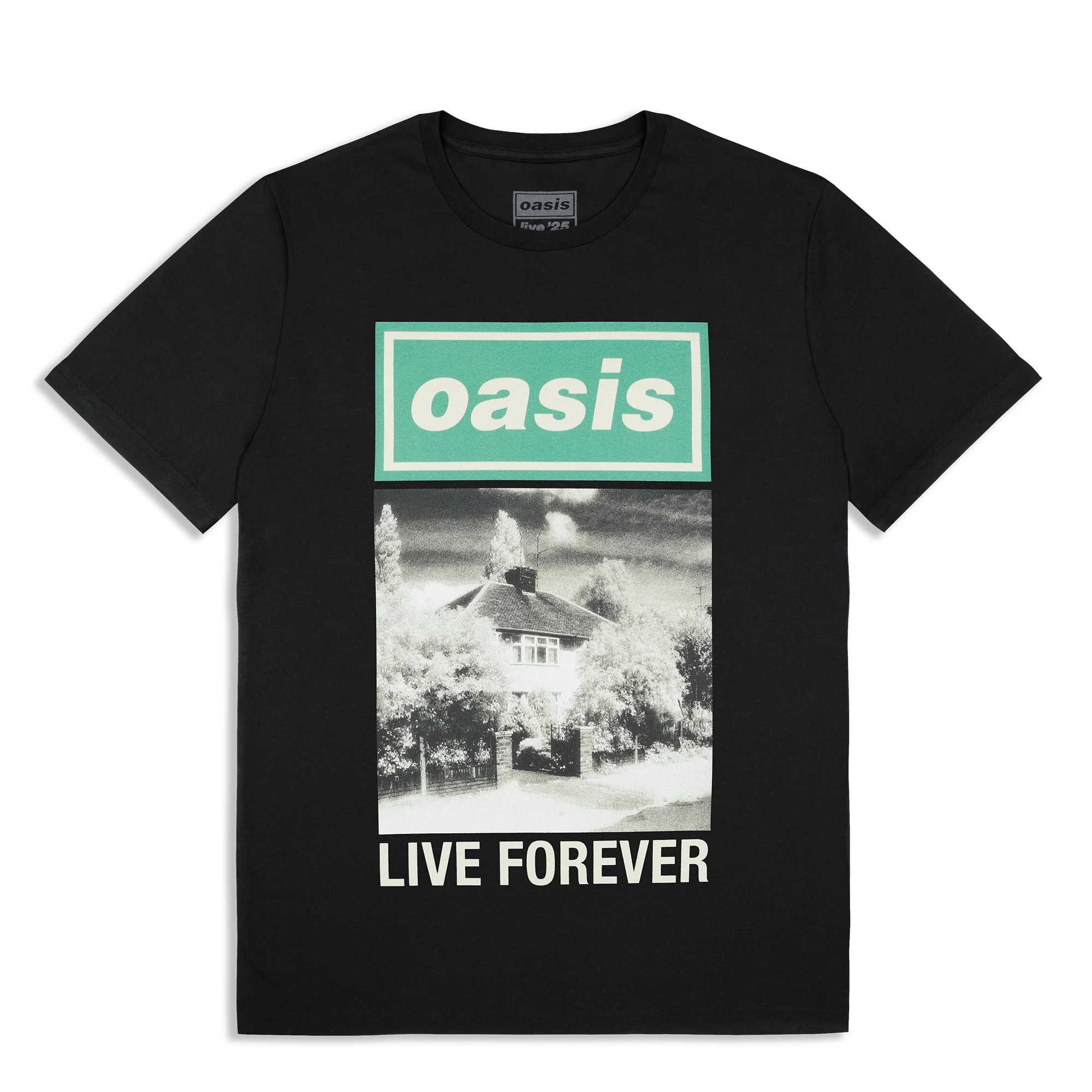 Live '25 Live Forever Cover T-Shirt Black
