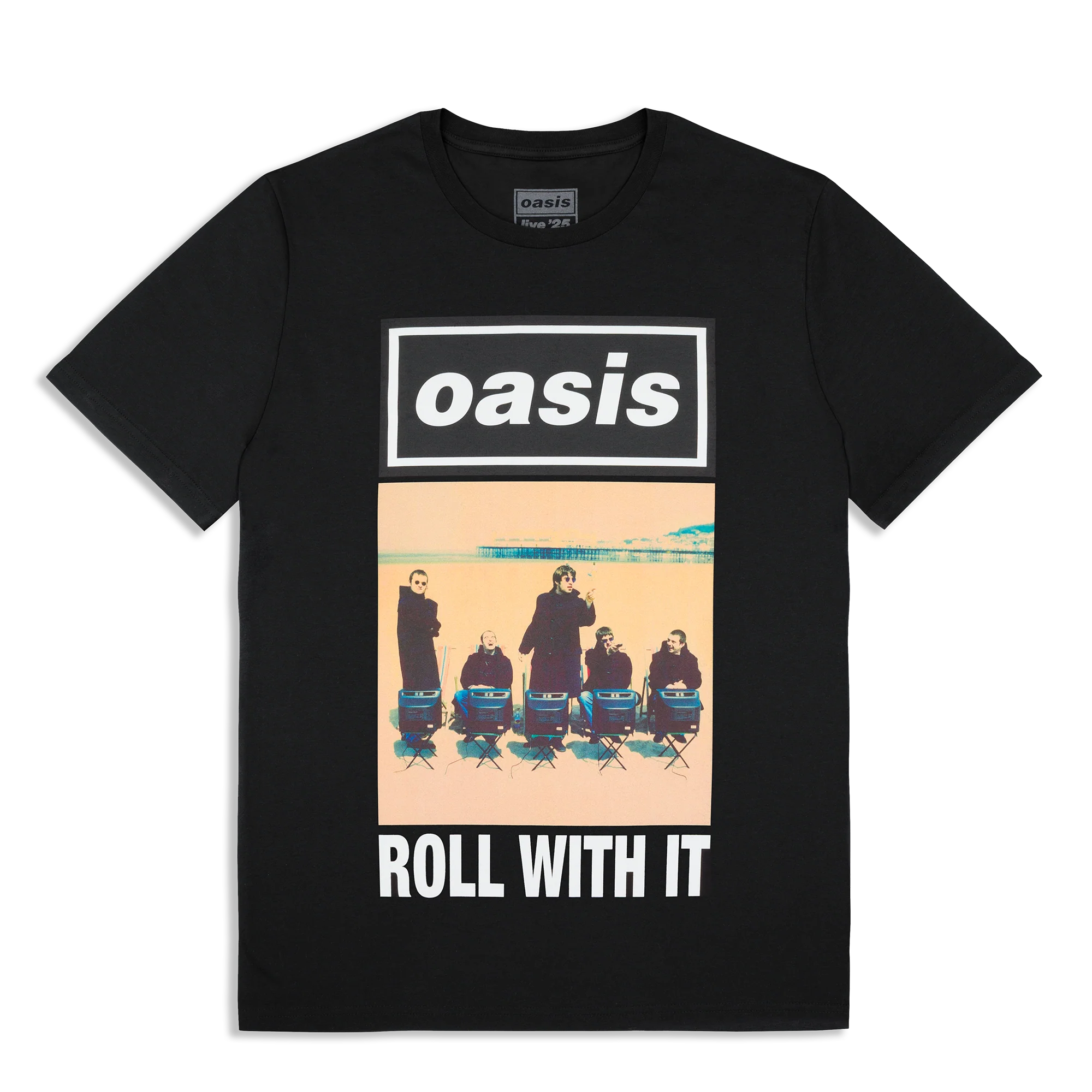 Live '25 Roll With It Cover T-Shirt Black