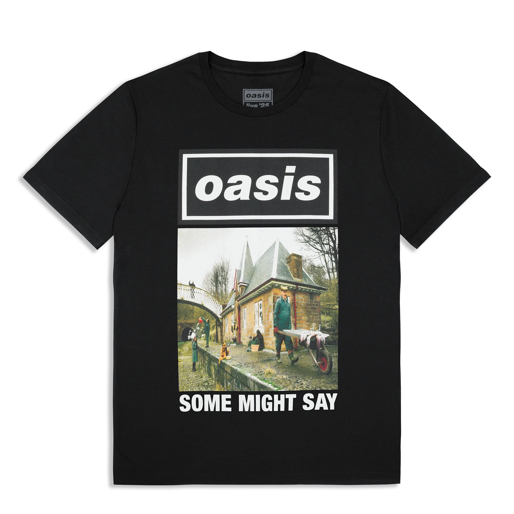 Live '25 Some Might Say Cover T-Shirt Black