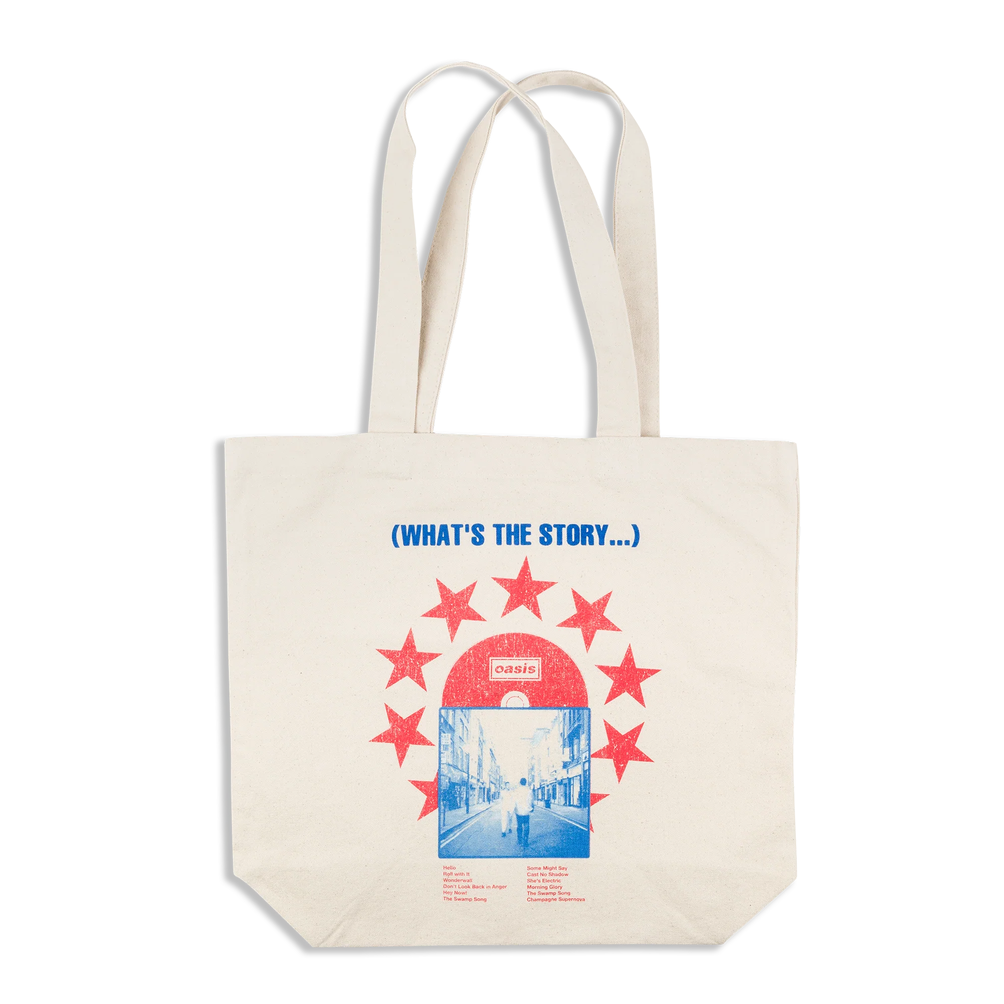 Live '25 What's The Story Star Tote Bag Natural