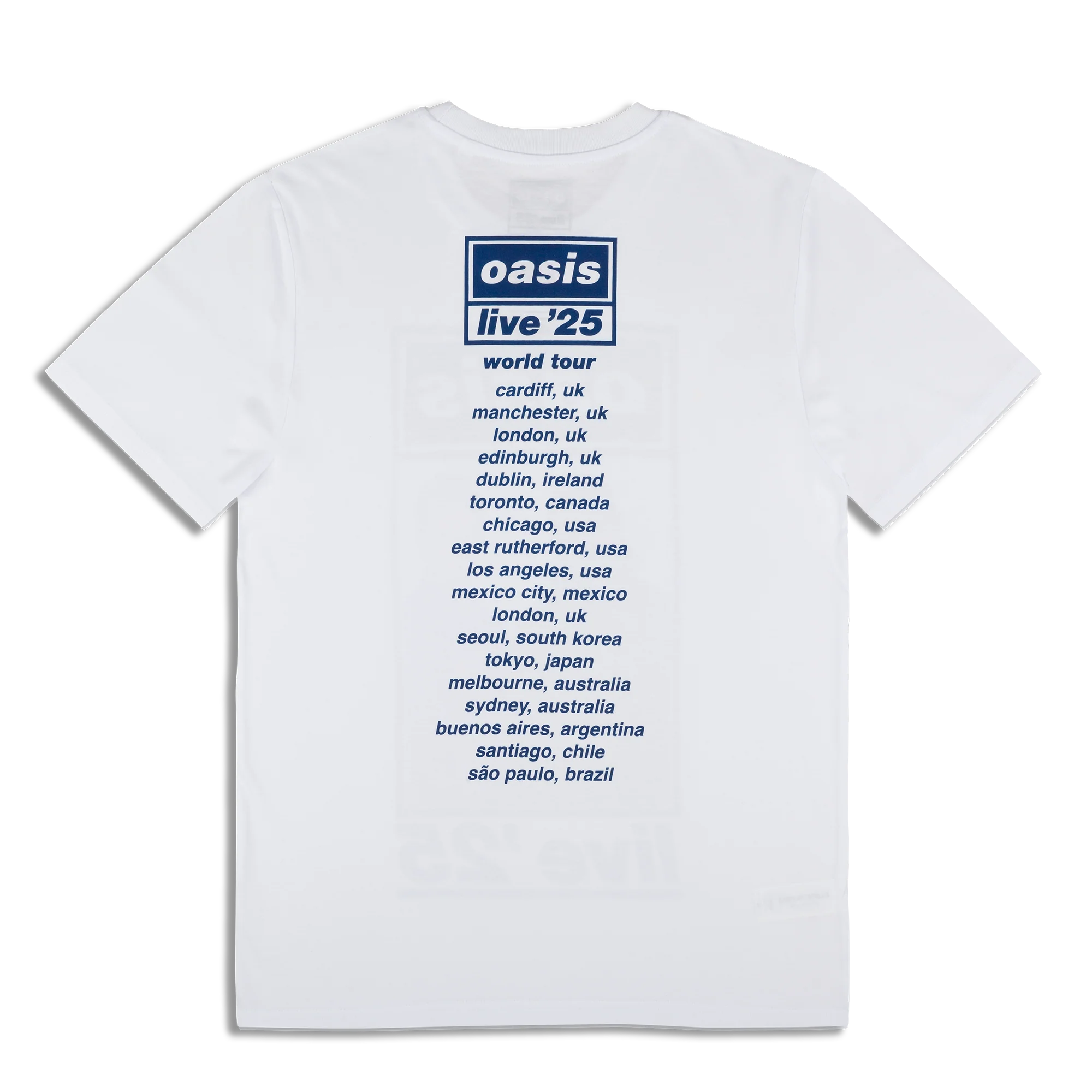 Live '25 World Tour T-Shirt White - Image 2