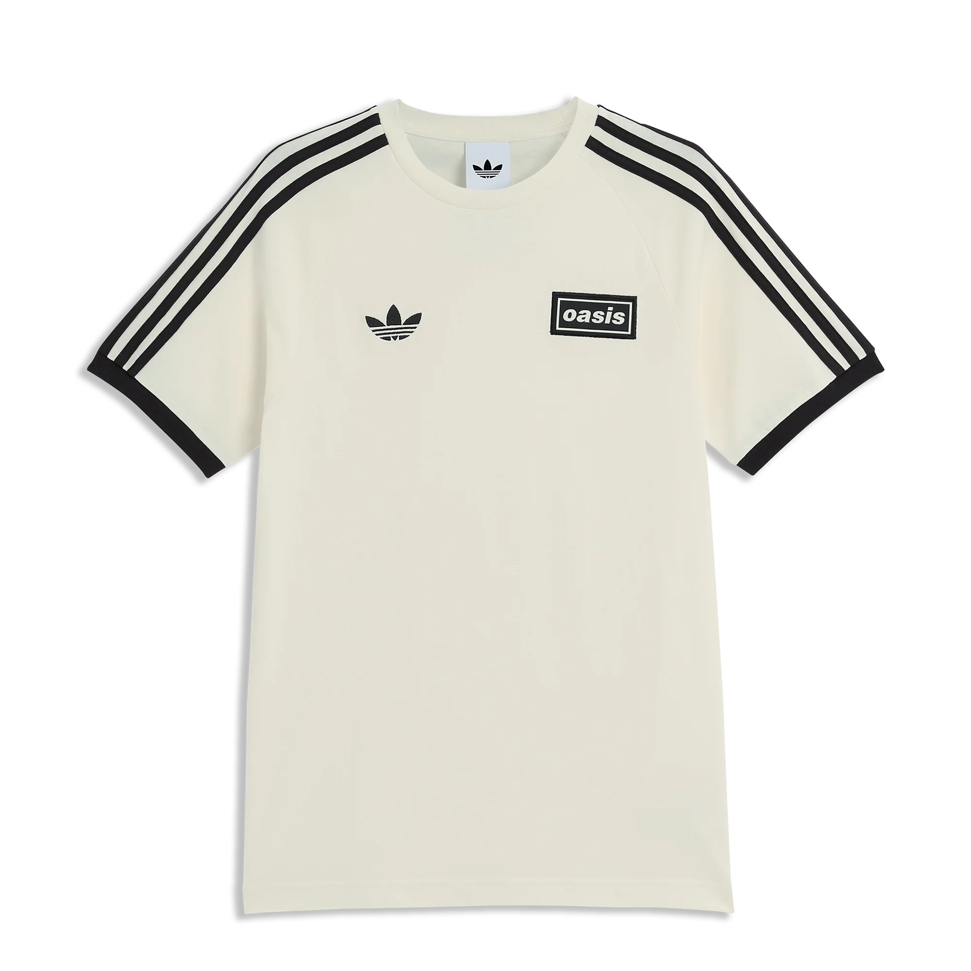Live '25 adidas 3 Stripes T-Shirt Cream/Black