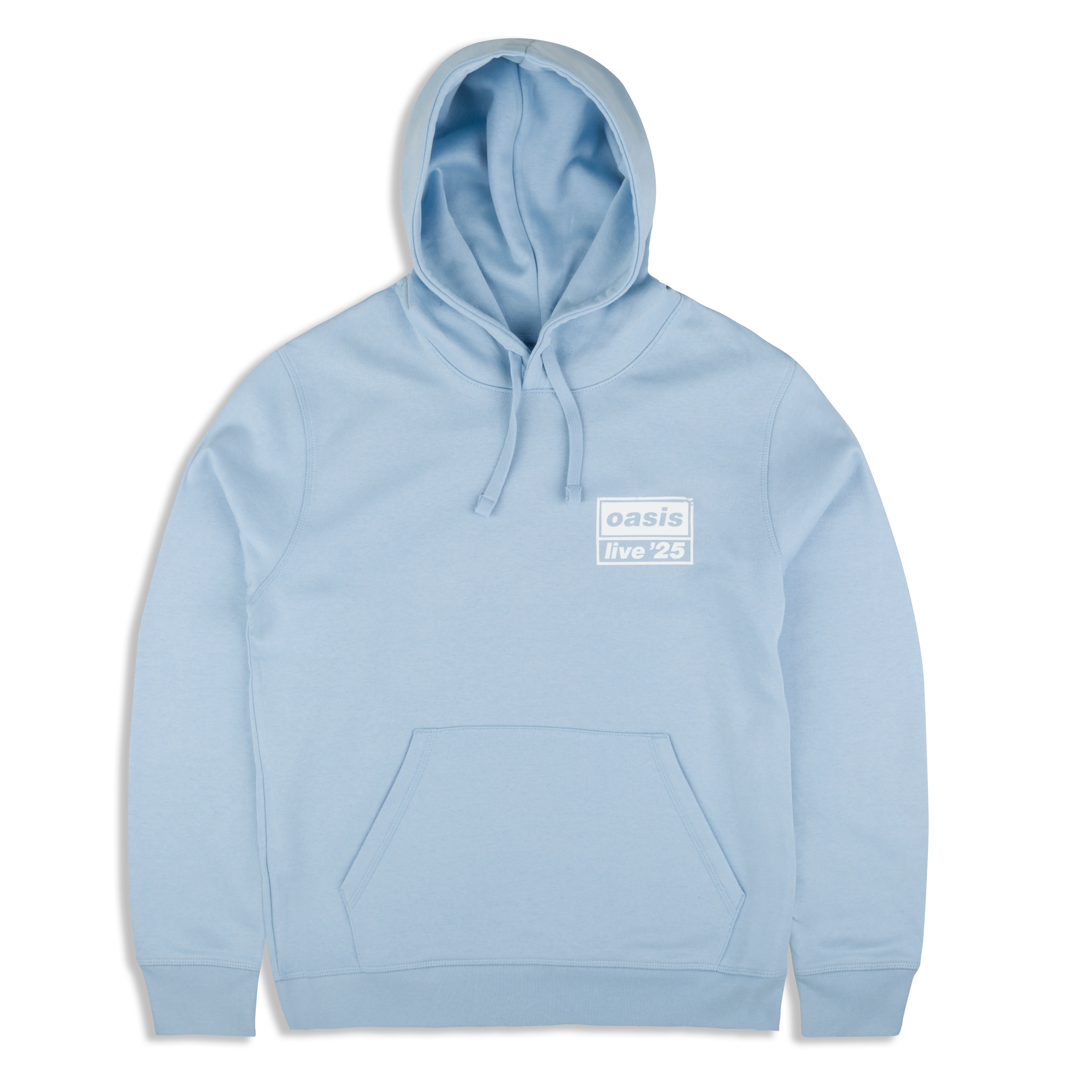 Live '25 Distressed Tour Logo Hoodie Blue